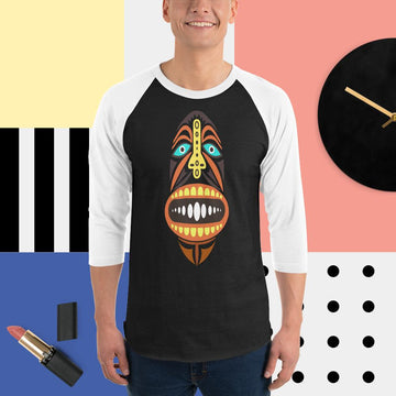 3/4 sleeve raglan shirt