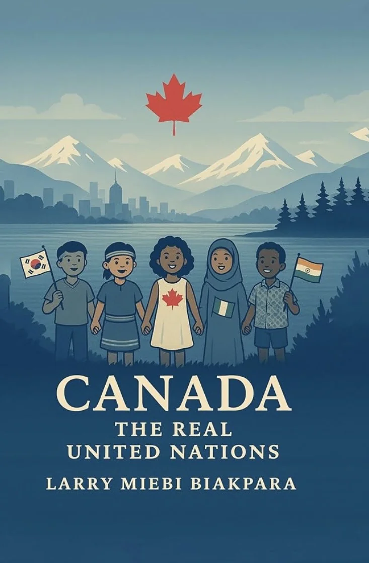 Book cover of Canada: The Real United Nations by Larry Miebi Biakpara