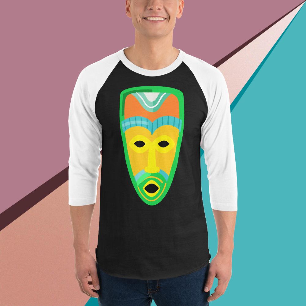 3/4 sleeve raglan shirt